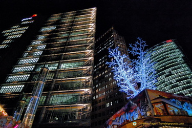 Christmas lights at Potsdamer Platz